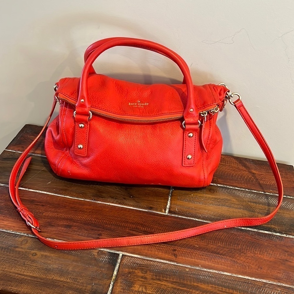 🌸 Kate Spade Cobble Hill Leslie Leather Handbag Purse